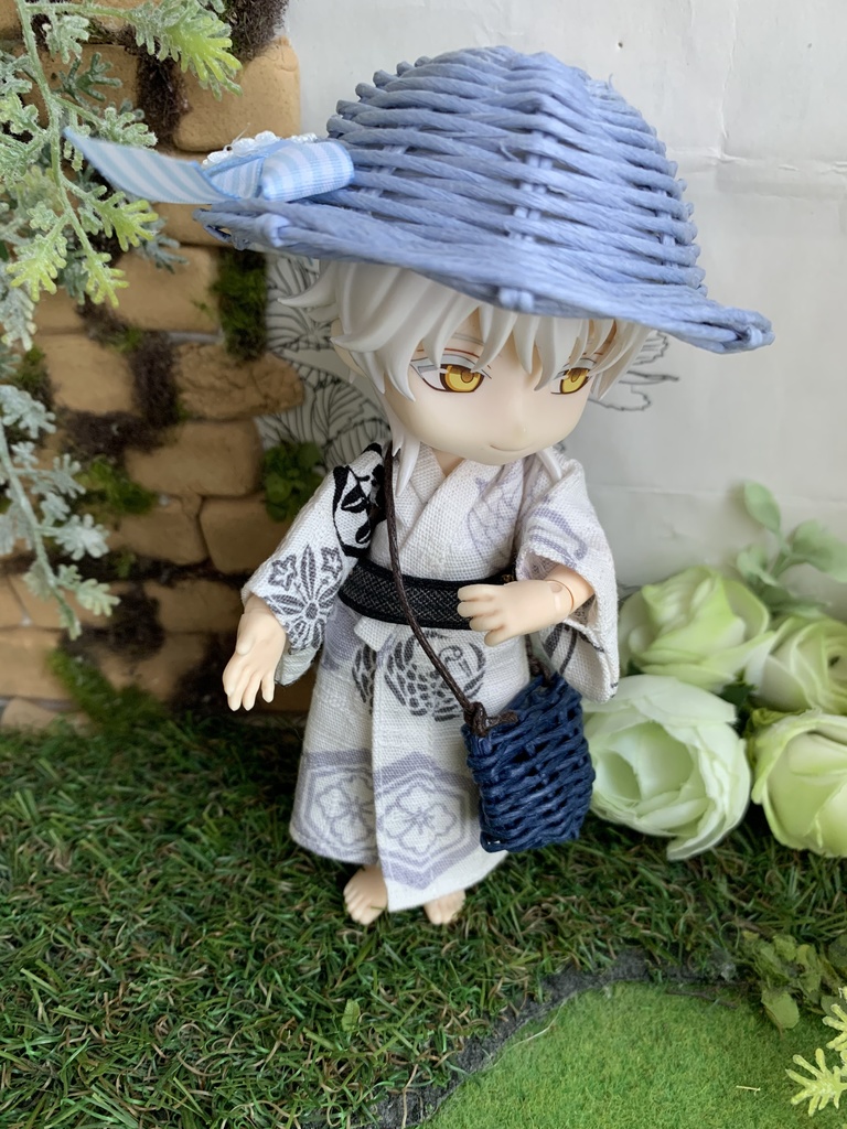 夏帽子麦わら風