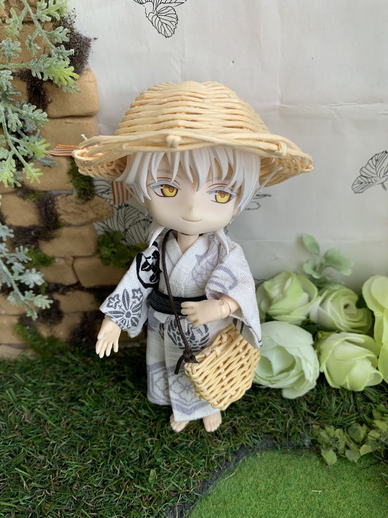 夏帽子麦わら風