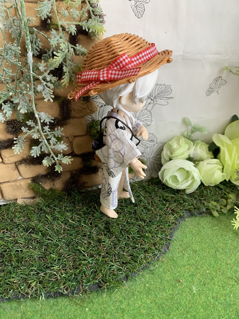 夏帽子麦わら風