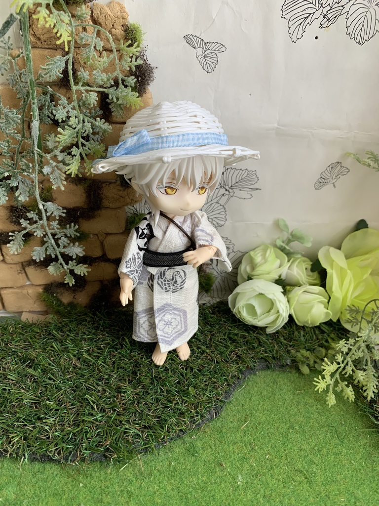 夏帽子麦わら風