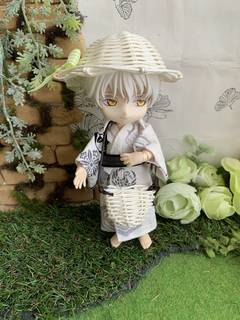 夏帽子麦わら風