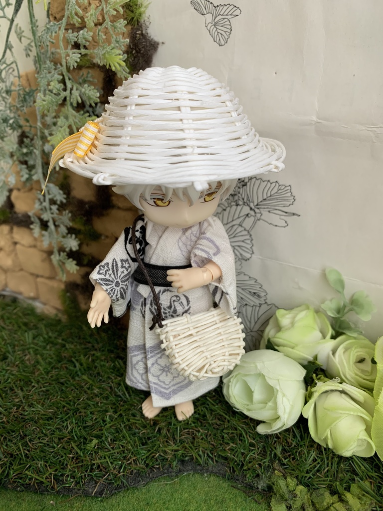 夏帽子麦わら風