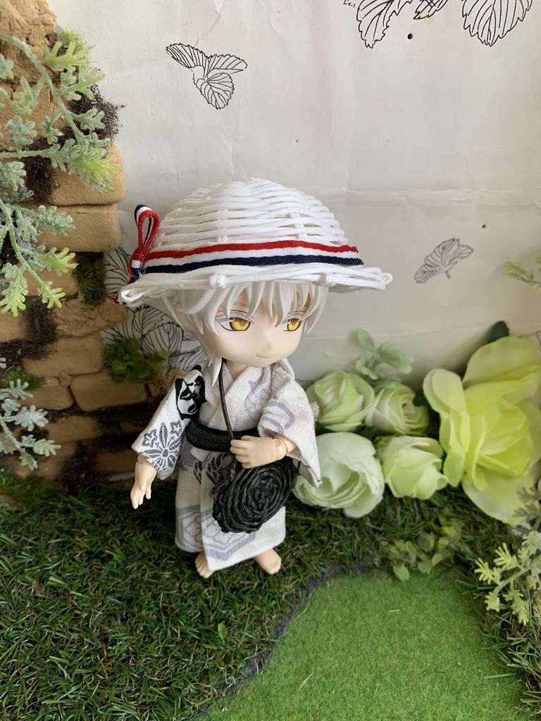 夏帽子麦わら風