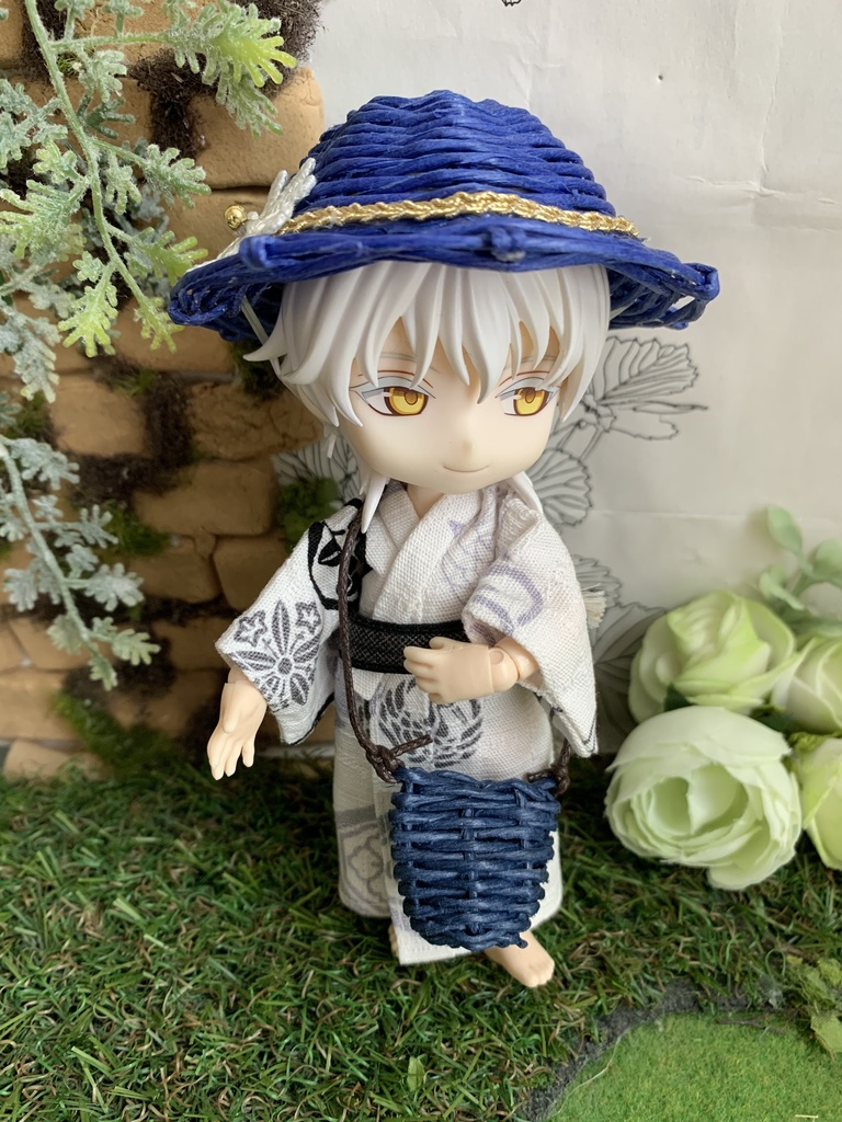 夏帽子麦わら風