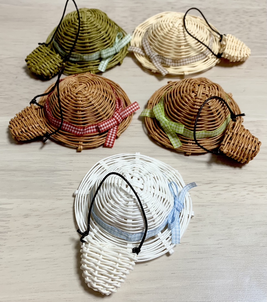 夏帽子麦わら風