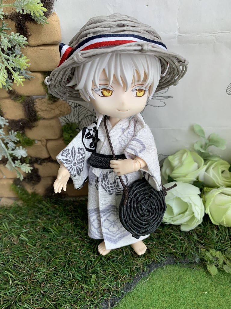 夏帽子麦わら風