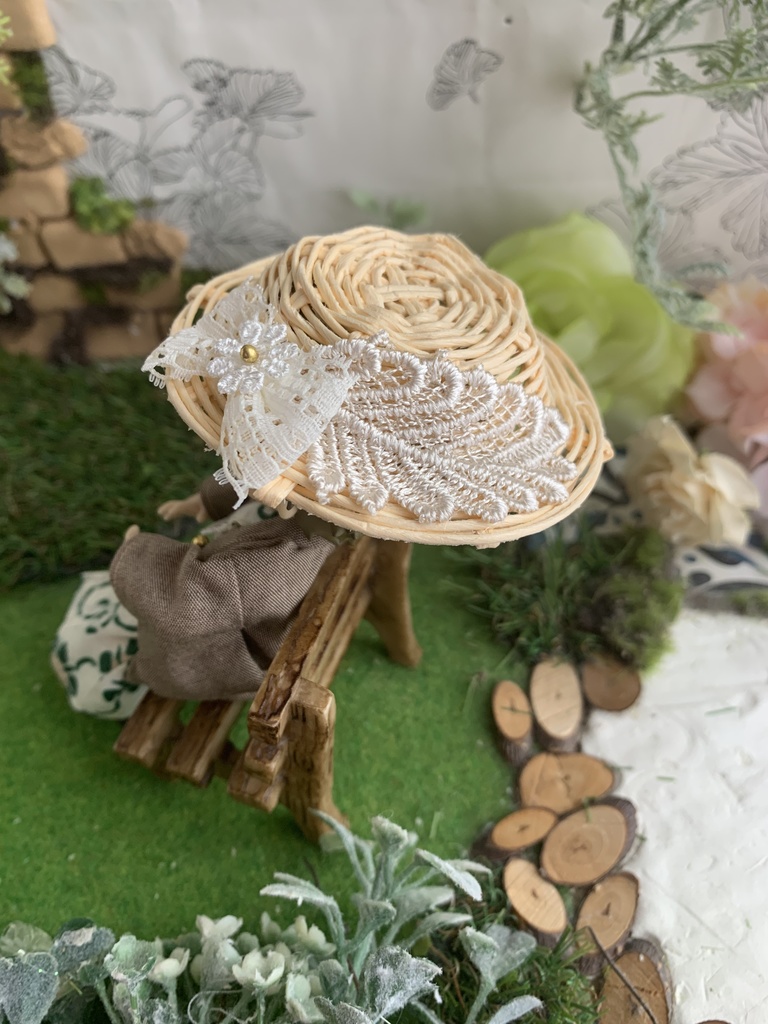 夏帽子麦わらカンカン帽