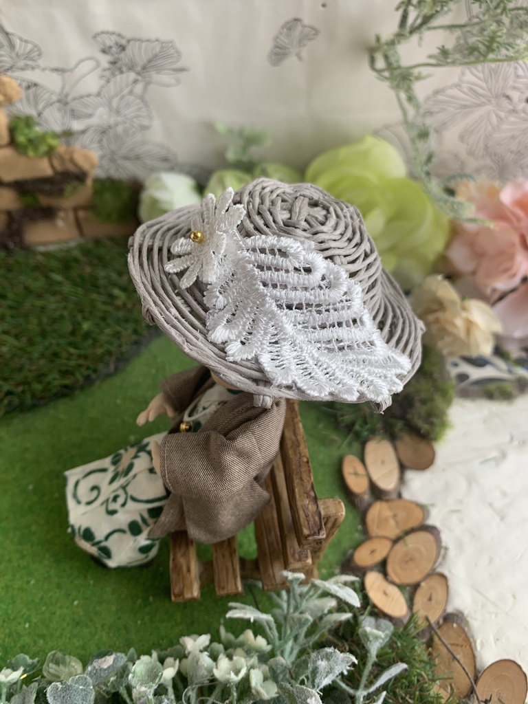 夏帽子麦わらカンカン帽