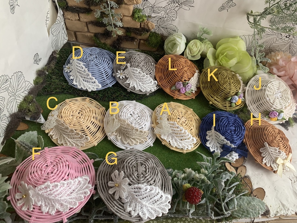 夏帽子麦わらカンカン帽