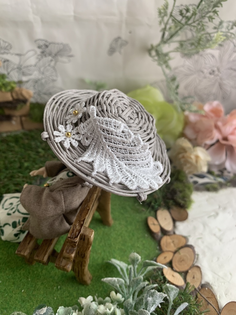 夏帽子麦わらカンカン帽