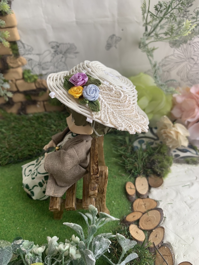 夏帽子麦わらカンカン帽