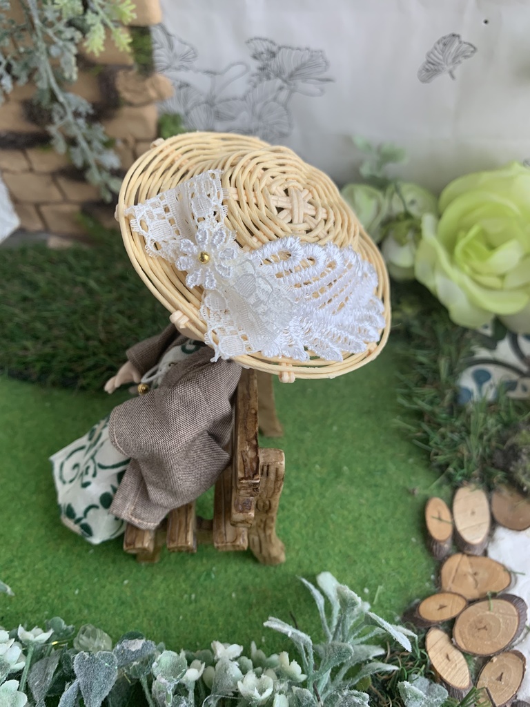 夏帽子麦わらカンカン帽