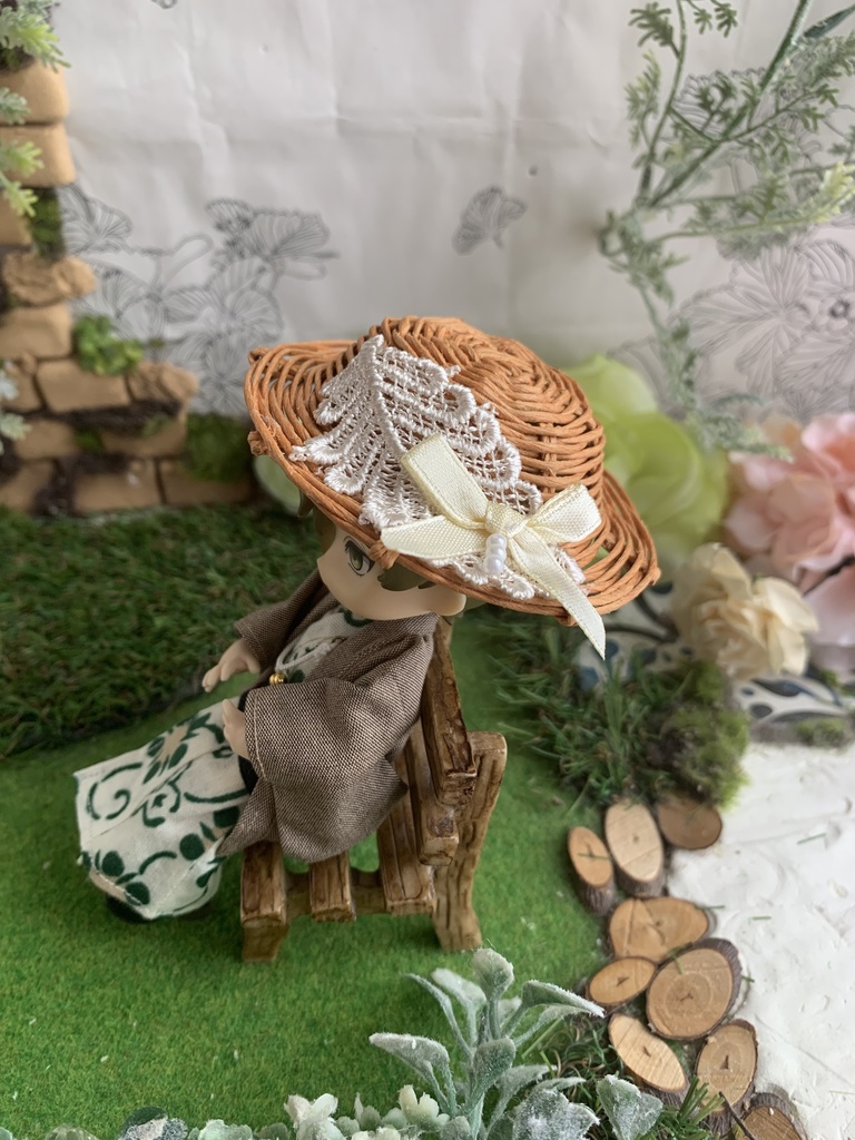 夏帽子麦わらカンカン帽