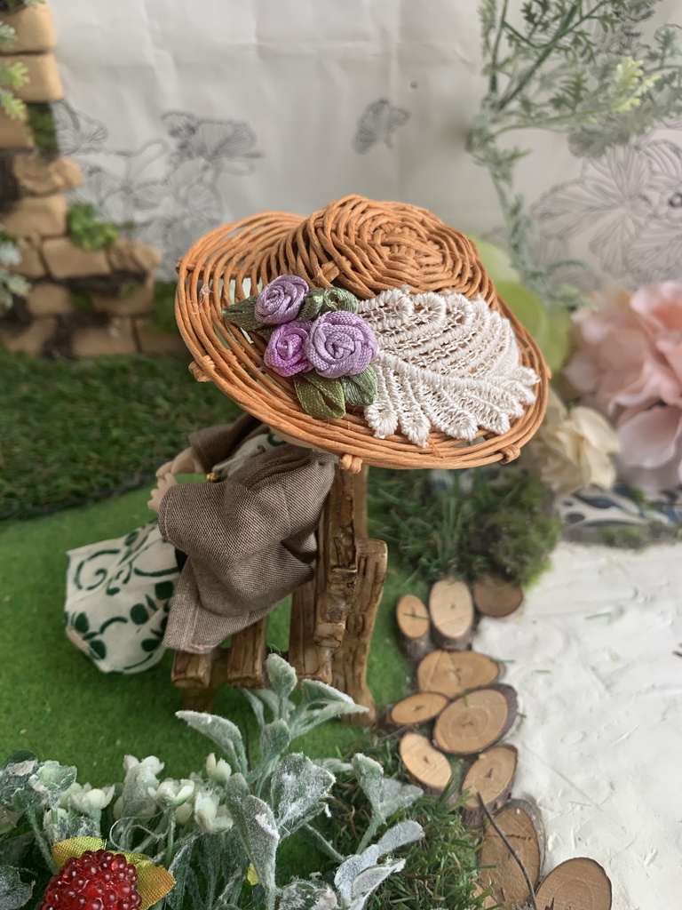 夏帽子麦わらカンカン帽