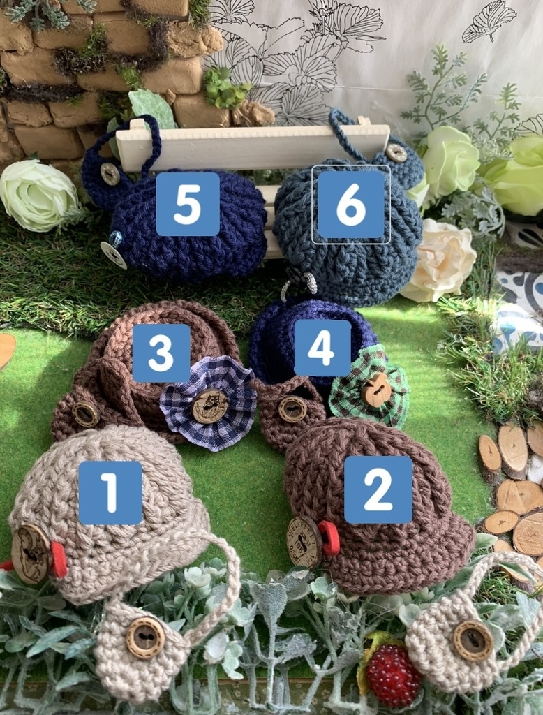 ねんどろいど用帽子とバッグセット