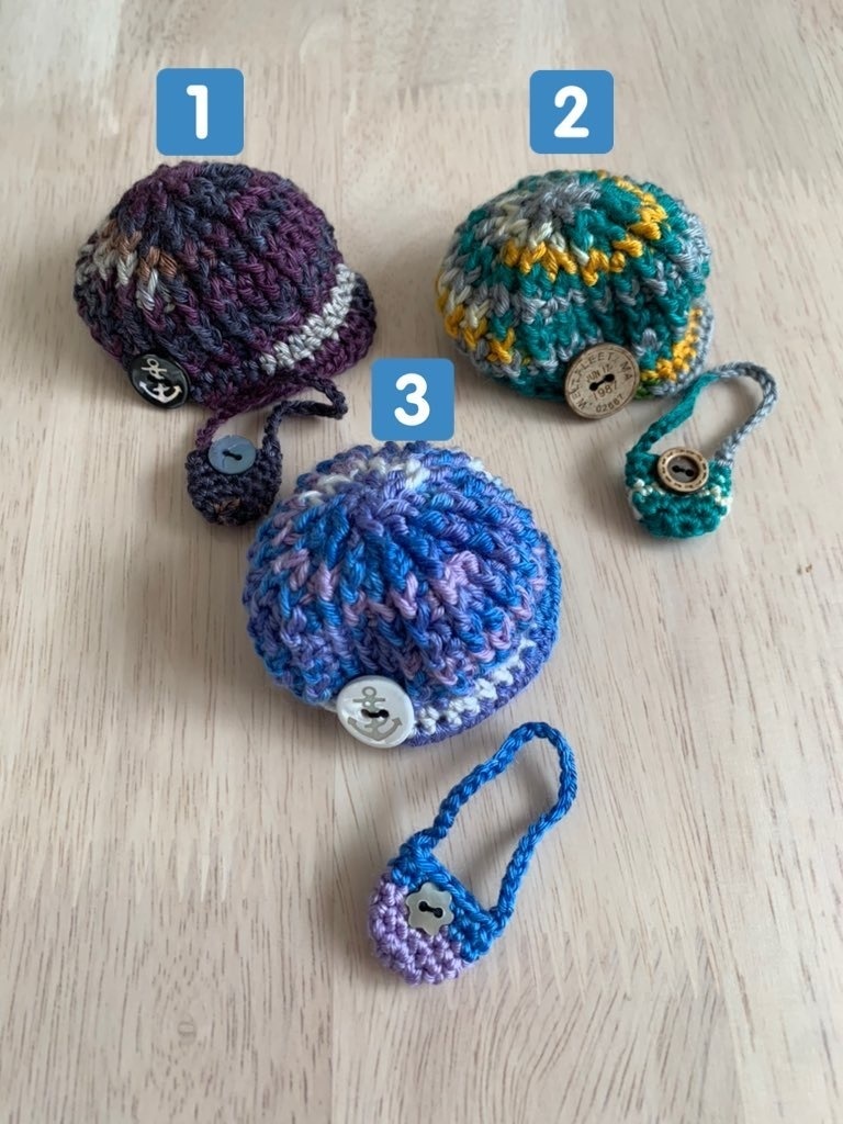 カラフルキャスケットとビニーのバッグセット