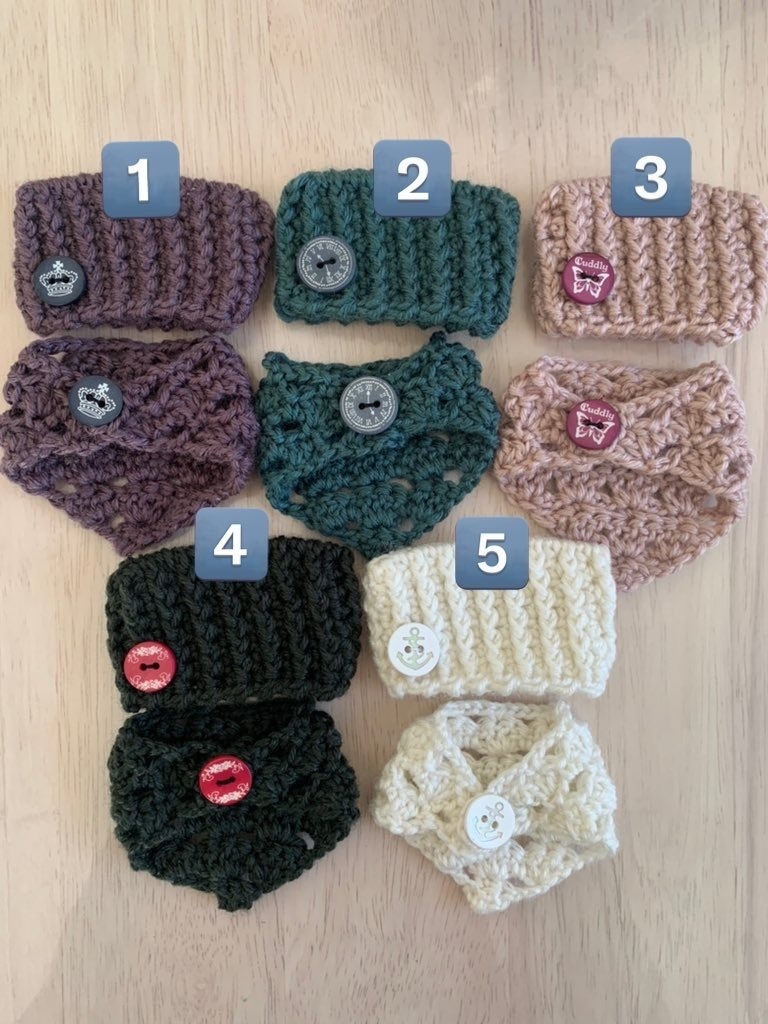 秋色ネコミミ帽子とストールセット