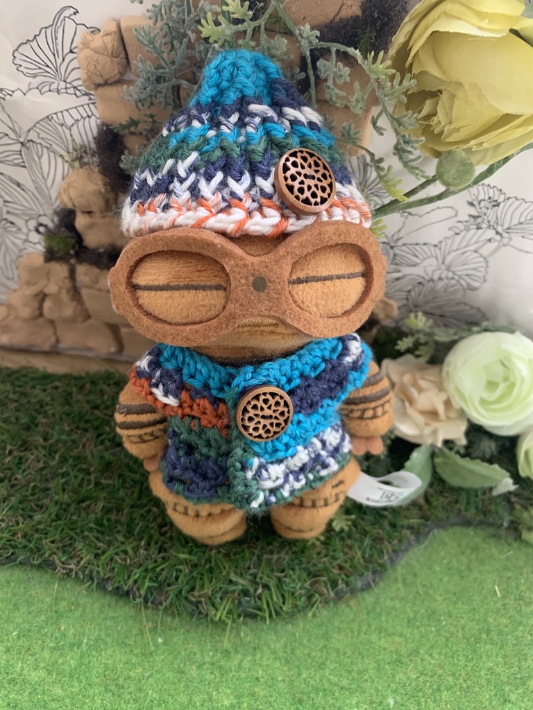 土偶ちゃんニット帽とベストセット