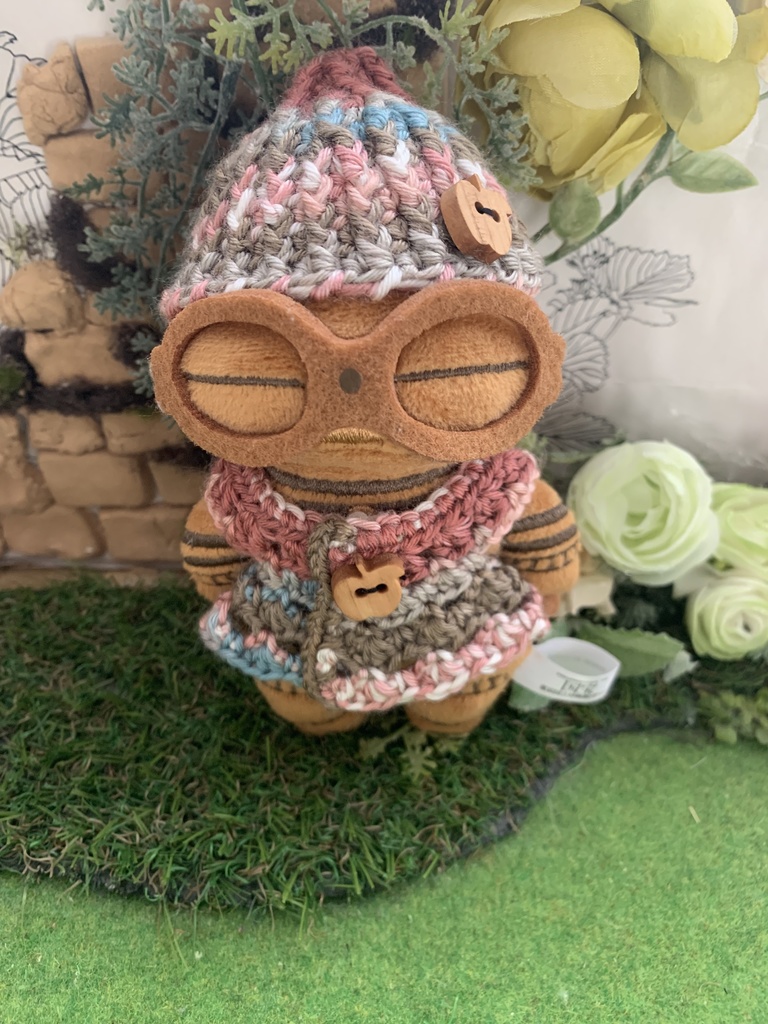 土偶ちゃんニット帽とベストセット