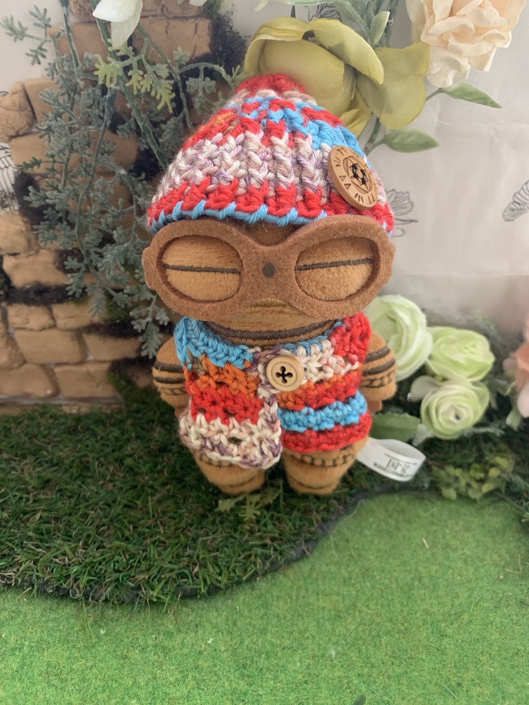 土偶ちゃんニット帽とベストセット