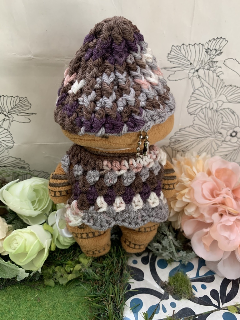 土偶ニット 帽子ベストセット