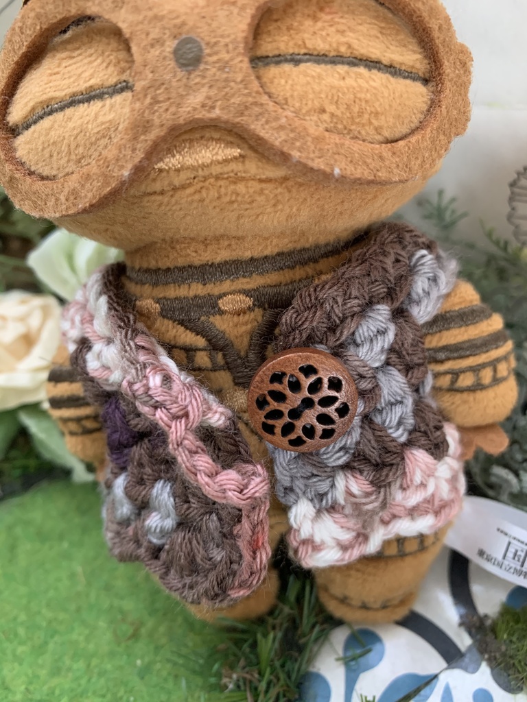 土偶ニット 帽子ベストセット