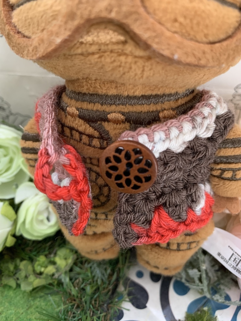 土偶ニット 帽子ベストセット