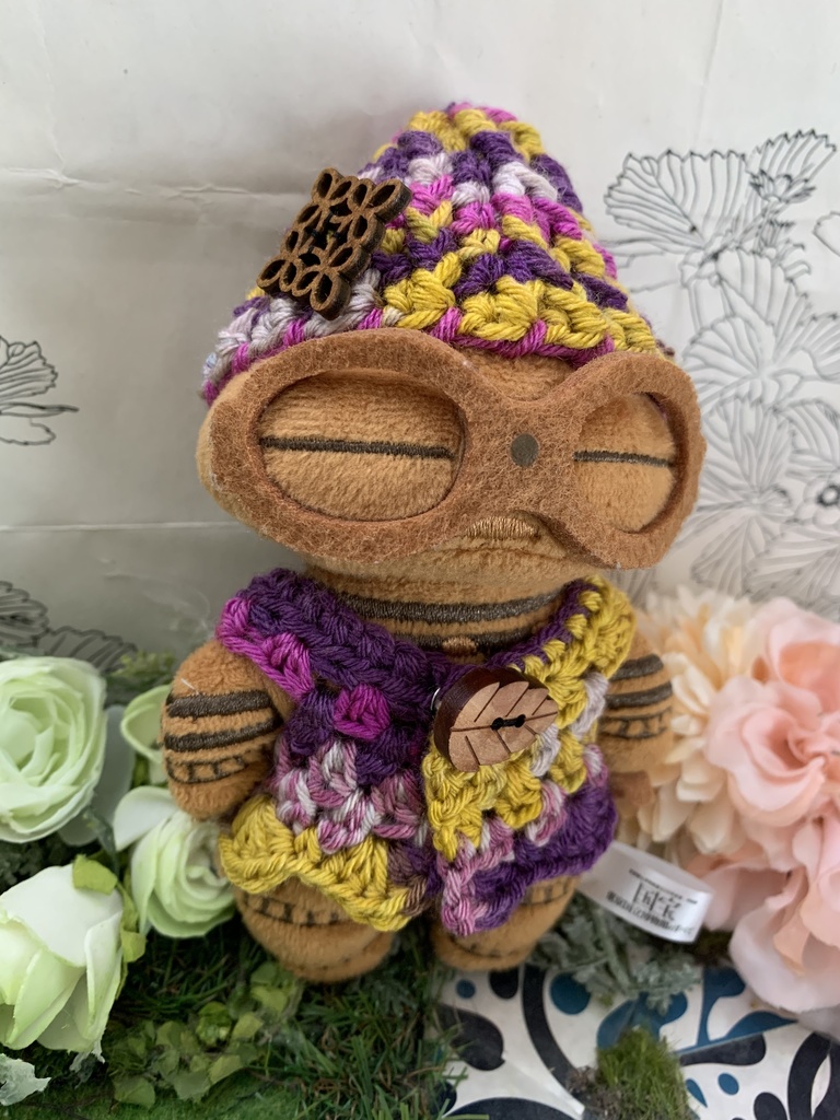 土偶ニット 帽子ベストセット