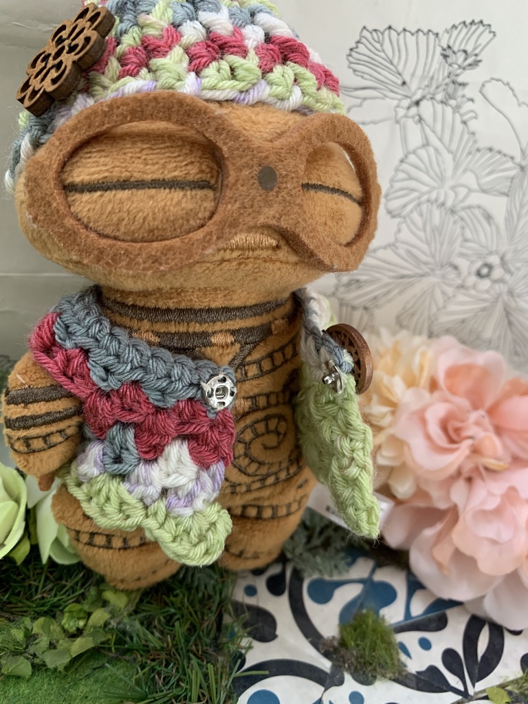 土偶ニット 帽子ベストセット