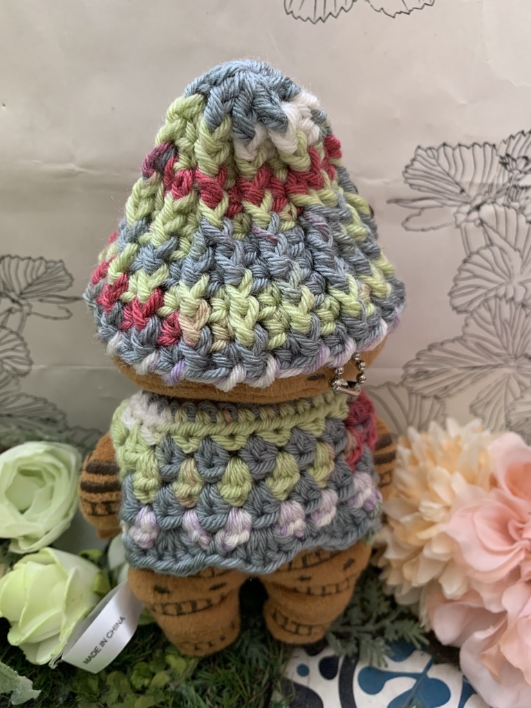 土偶ニット 帽子ベストセット