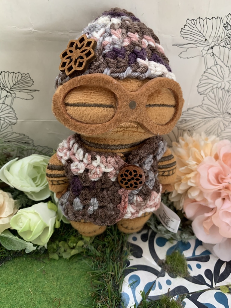 土偶ニット 帽子ベストセット