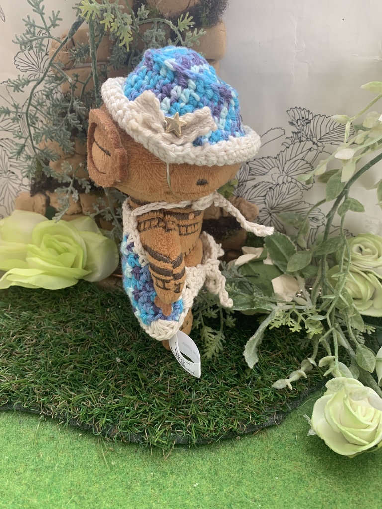 土偶ちゃんカラフル帽子ニットベストセット