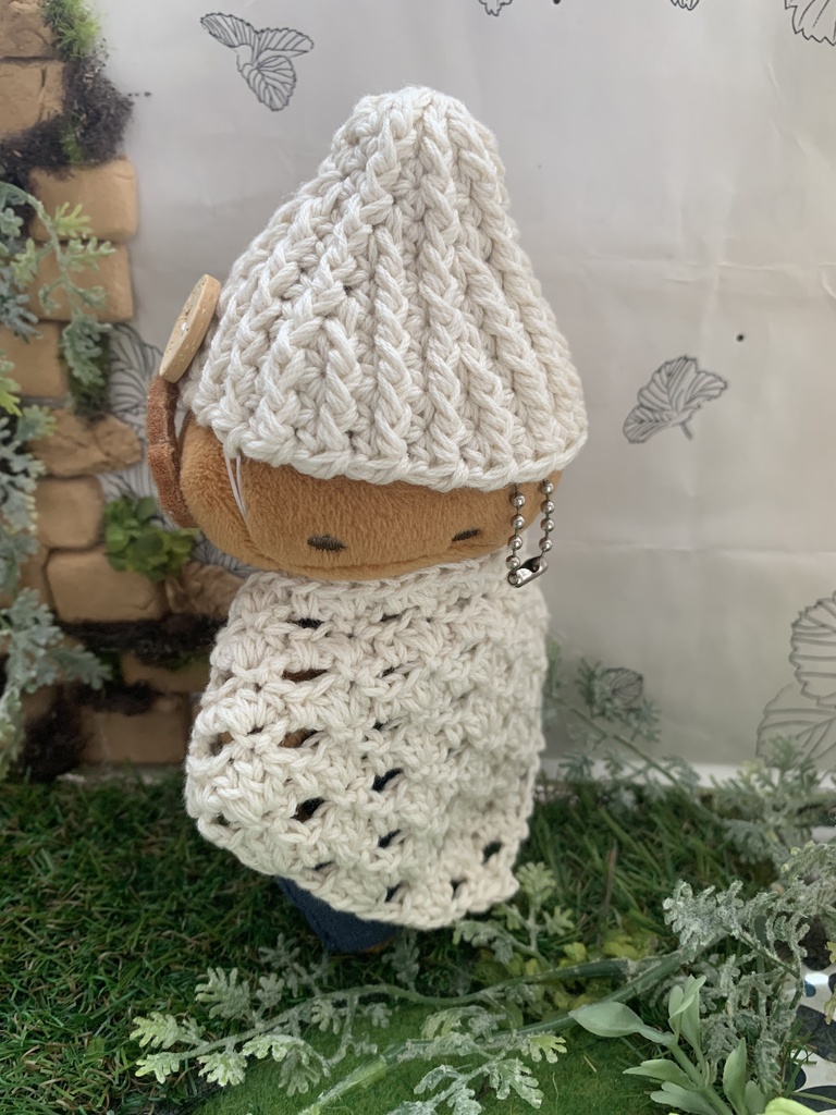 土偶ちゃん秋コーデ帽子ストールセット