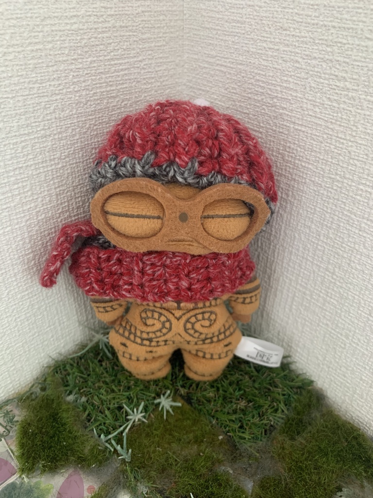 土偶ちゃん帽子マフラーセット