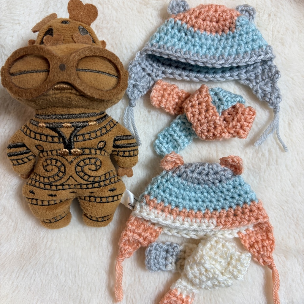 土偶ちゃんクマ帽子マフラーセット