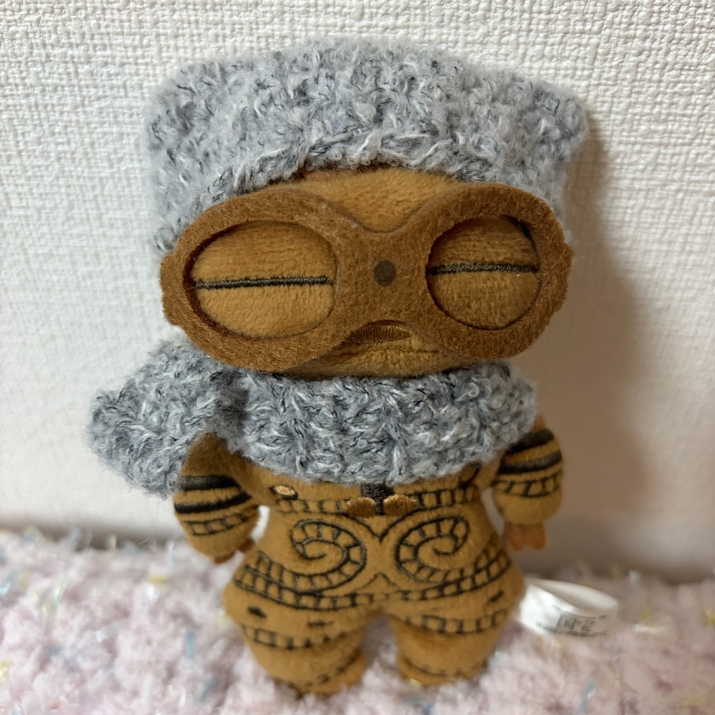 土偶ちゃん用クマ耳ネコ耳帽子マフラーセット