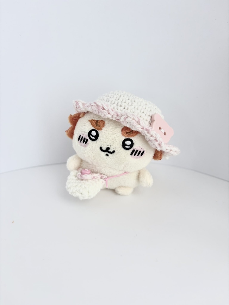 おすわりぬい向け 麦わら風帽子とバックセット