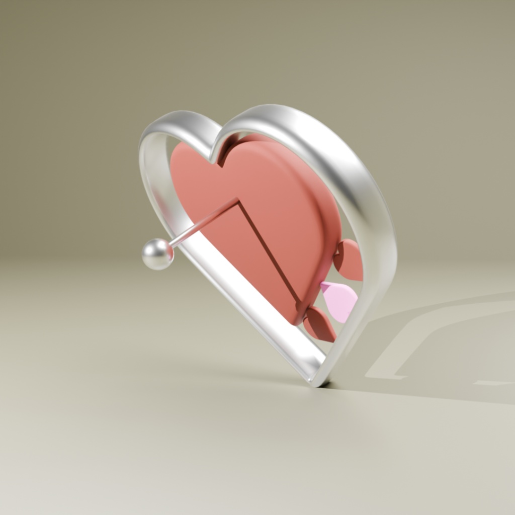 【VRC向け】チョコっとイヤリング 4種~VRChat accessory~