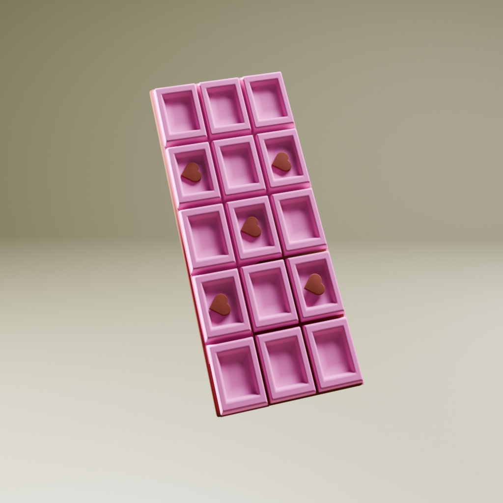 【VRC向け】チョコっとイヤリング 4種~VRChat accessory~