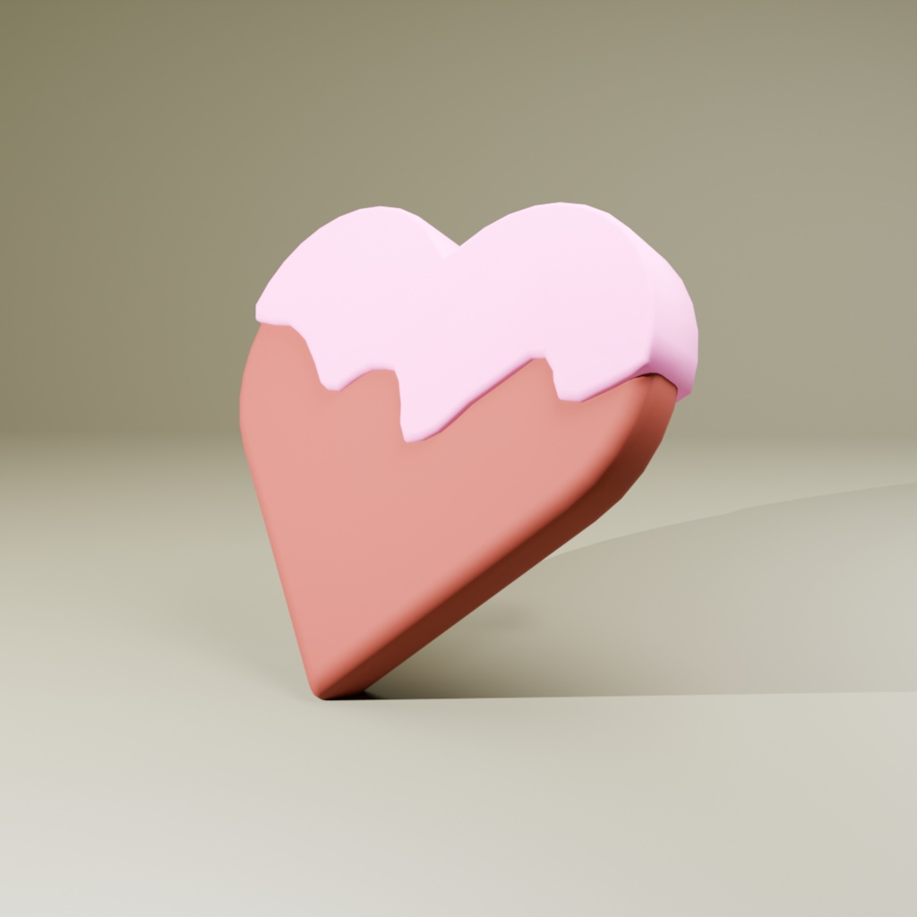 【VRC向け】チョコっとイヤリング 4種~VRChat accessory~