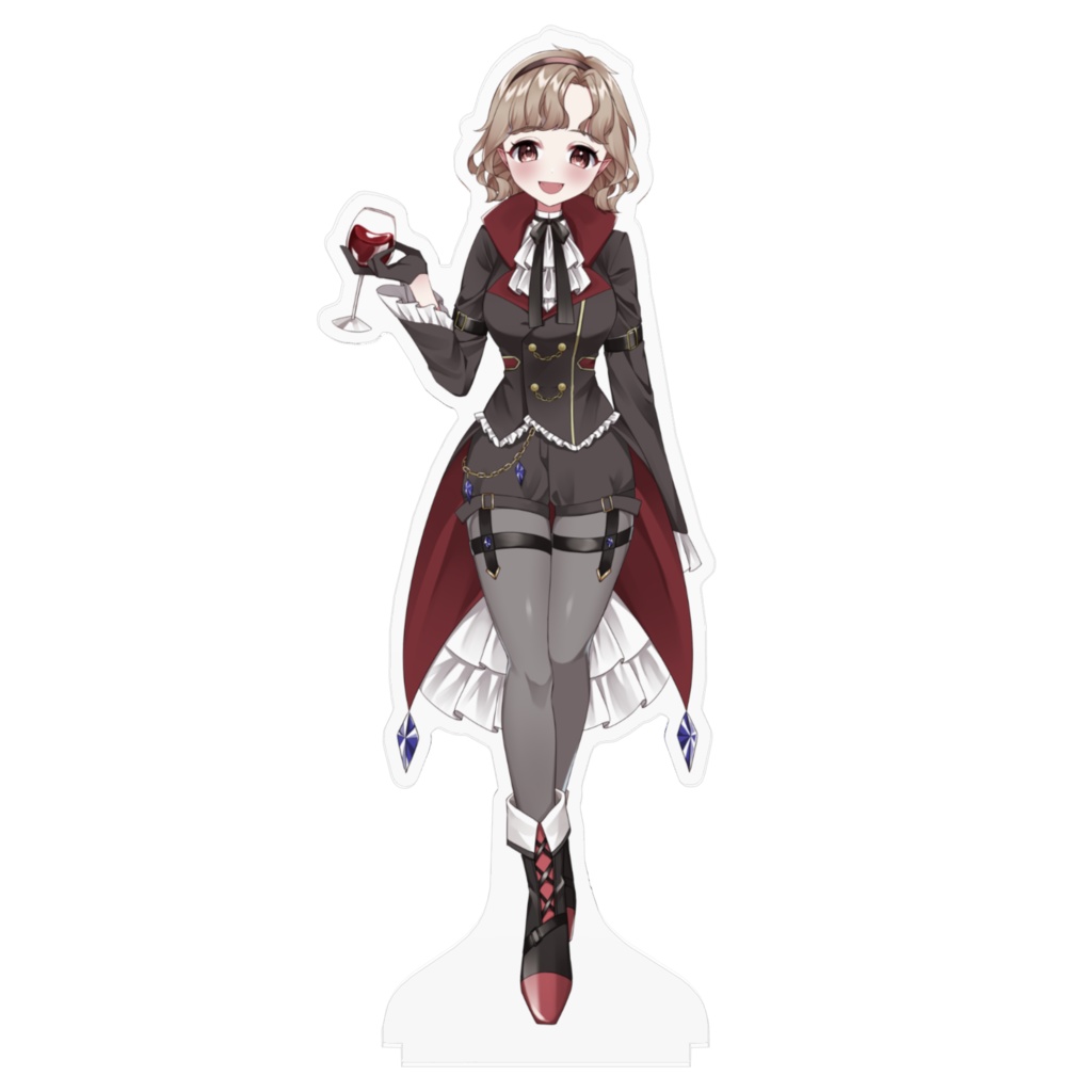 八鴨アクスタ(黒衣装)