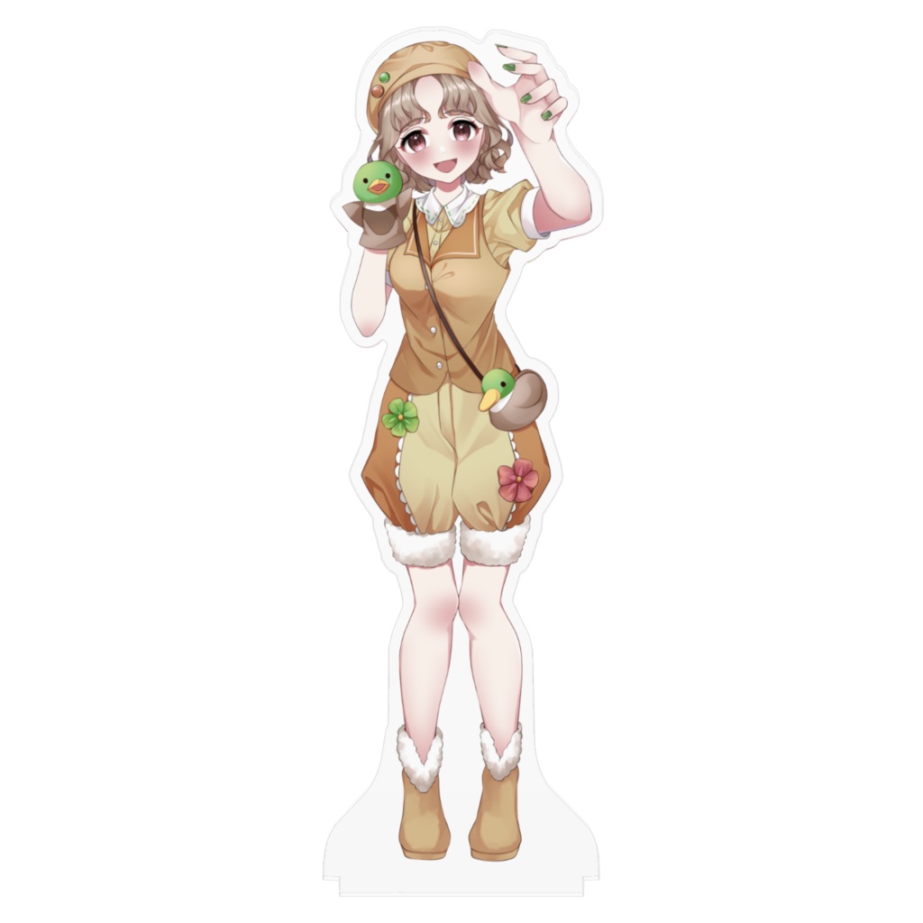 八鴨アクスタ(オレンジ衣装)