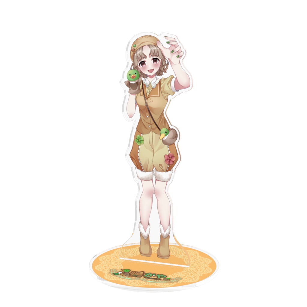 八鴨アクスタ(オレンジ衣装)