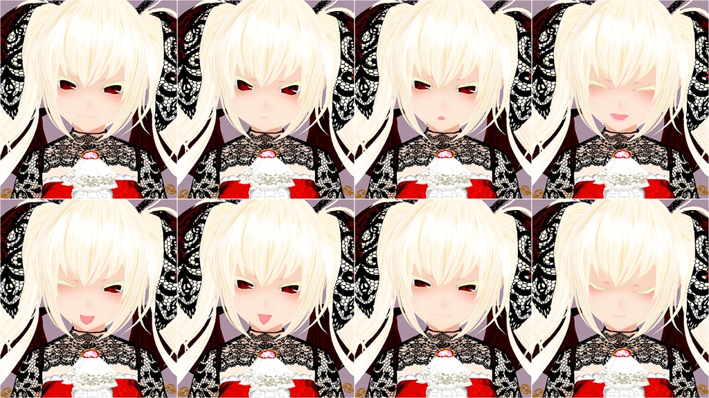 【オリジナル3Dモデル】VRM 双子の吸血鬼 凪 -nagi- Ver.2.5.0