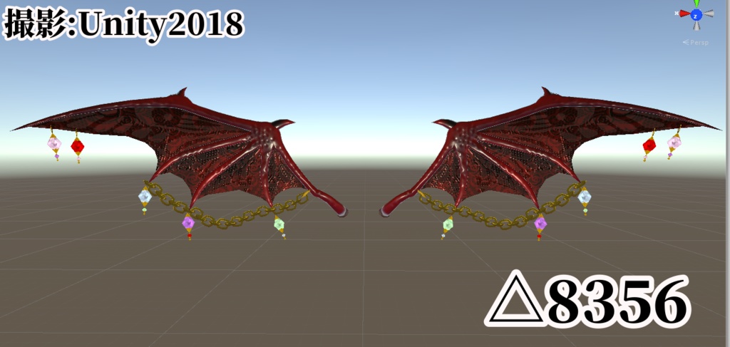 【オリジナル3Dモデル】VRM 双子の吸血鬼 凪 -nagi- Ver.2.5.0