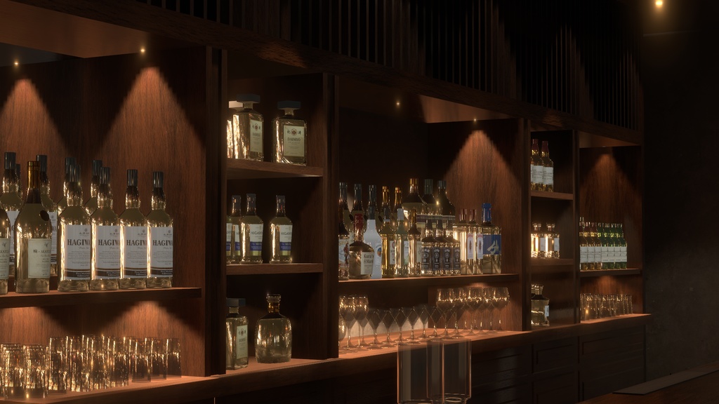 〔VRChatワールド販売〕Bar "Nocturne" < 落ち着いたバー >