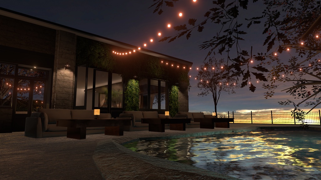 〔VRChatワールド販売〕Cafe "Autumn" < 夕暮れのカフェ >