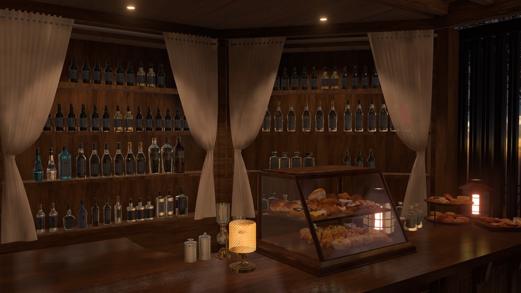 〔VRChatワールド販売〕Cafe "Autumn" < 夕暮れのカフェ >