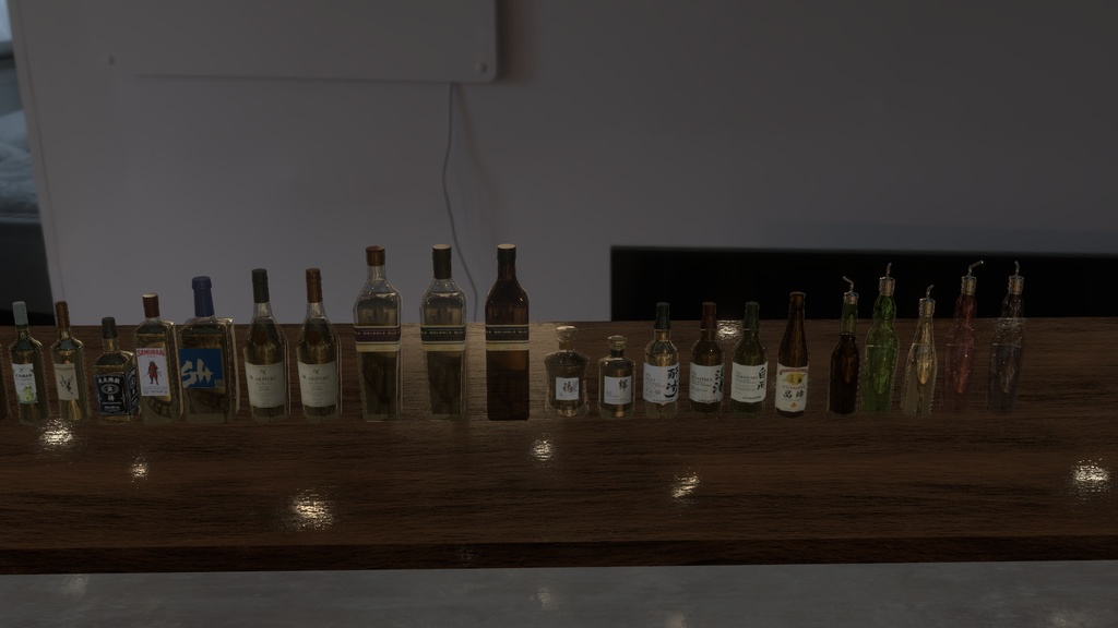 〔VRChat小物販売〕Bar Assets < バーセット >