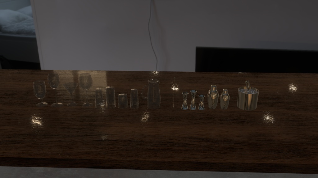 〔VRChat小物販売〕Bar Assets < バーセット >